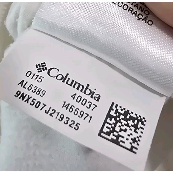 Columbia Pullover Womens Small White Quarter Zip Fleece Sweater Mid Layer - Picture 8 of 12